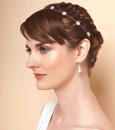 coiffure-mariage-chignon-avec-frange-02_10 Coiffure mariage chignon avec frange