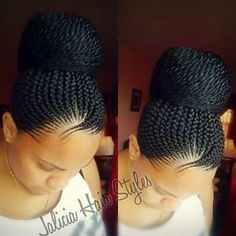 tresse-africaine-en-chignon-20 Tresse africaine en chignon