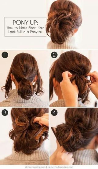 chignon-bas-cheveux-courts-55_8 Chignon bas cheveux courts