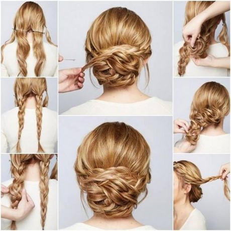 chignon-decoiffe-tresse-35_17 Chignon décoiffé tresse