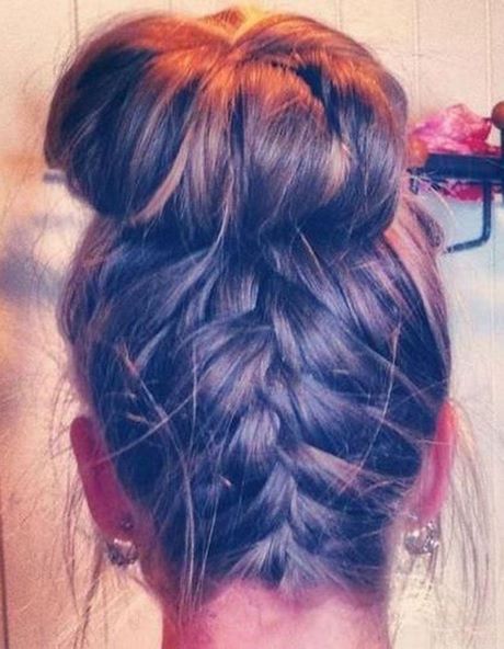 tresse-colle-chignon-34 Tresse collé chignon