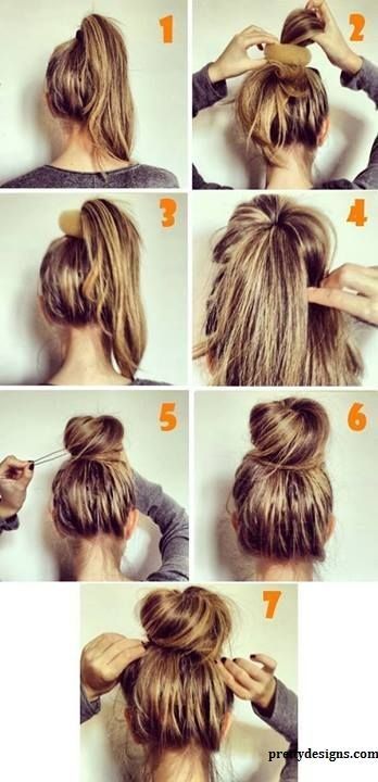 tuto-coiffure-chignon-haut-37 Tuto coiffure chignon haut