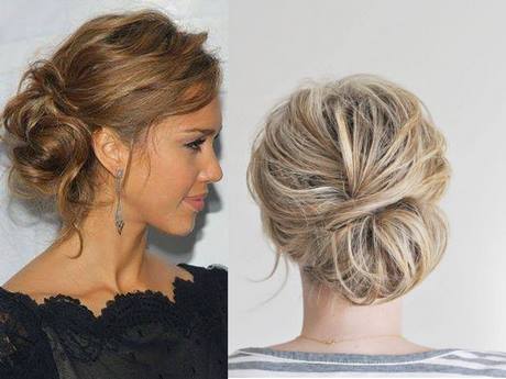 chignon-coiffe-decoiffe-63_18 Chignon coiffé décoiffé