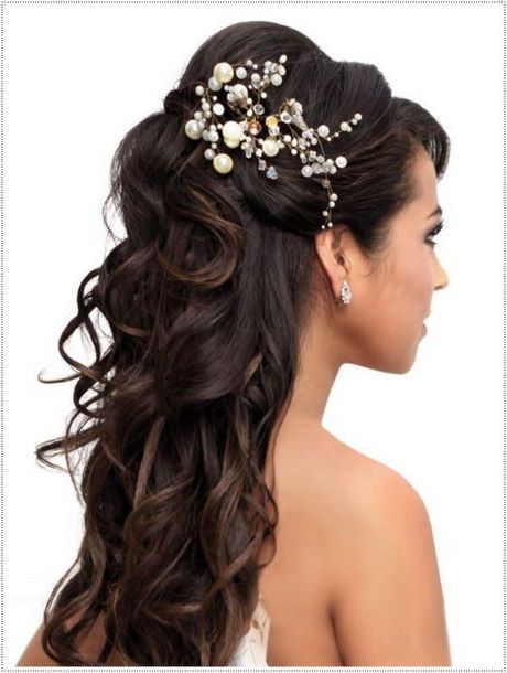 coiffure-mariage-cheveux-long-brun-27_9 Coiffure mariage cheveux long brun