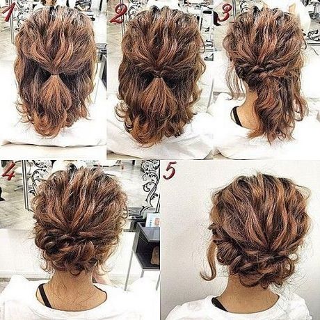 chignon-decoiffe-cheveux-courts-25 Chignon décoiffé cheveux courts