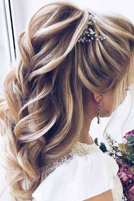 Coiffure mariage demi attaché