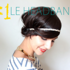 Headband cheveux courts