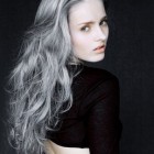 Cheveux gris coloration